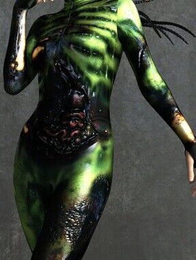 The Brain Eater Costume - Candy Catz Bodysuit M